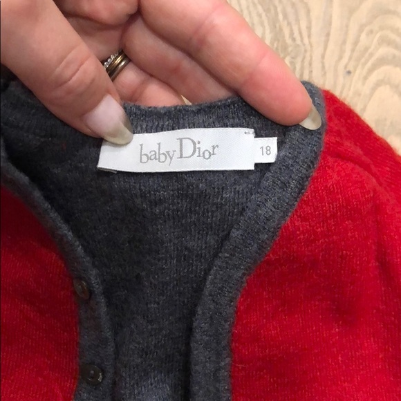 baby dior sweater